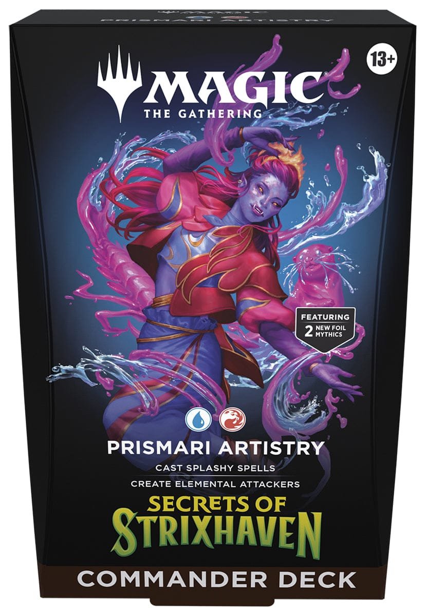 4d1f9301-wizards-of-the-coast-magic-the-gathering-secrets-of-strixhaven-commander-deck-prismari-artistry-1218569052 Magic: The Gathering - Secrets of Strixhaven Commander Deck: Prismari Artistry image 1