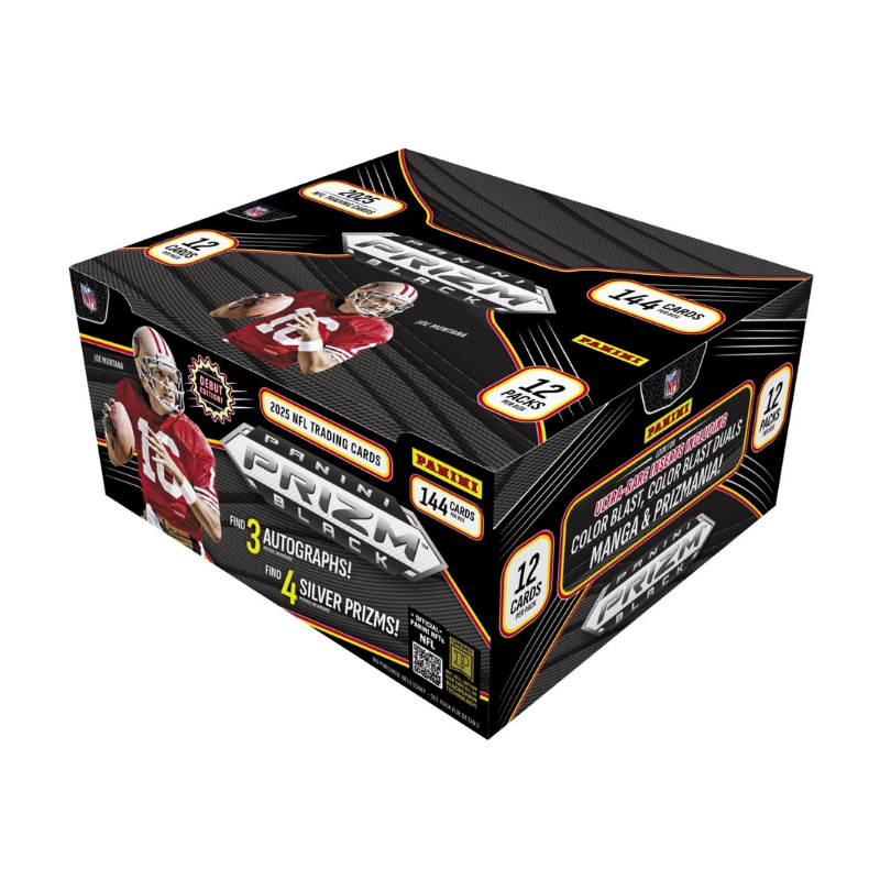 4f5bba35-resizingforshopify-2026-02-23T114513.087_6be1fbd1-d7b8-4632-86ce-f4ed42ebb0e2 2025 Panini Prizm Black Football Hobby 12 Box Case image 0