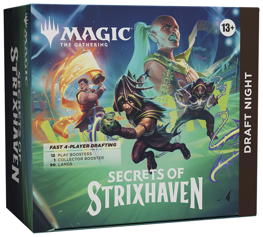 b1bb2fcb-MTGSOS_EN_DrftNght_OtrBx_01_01-2 Magic: The Gathering | Secrets of Strixhaven - Draft Night (Pre-order) image 0