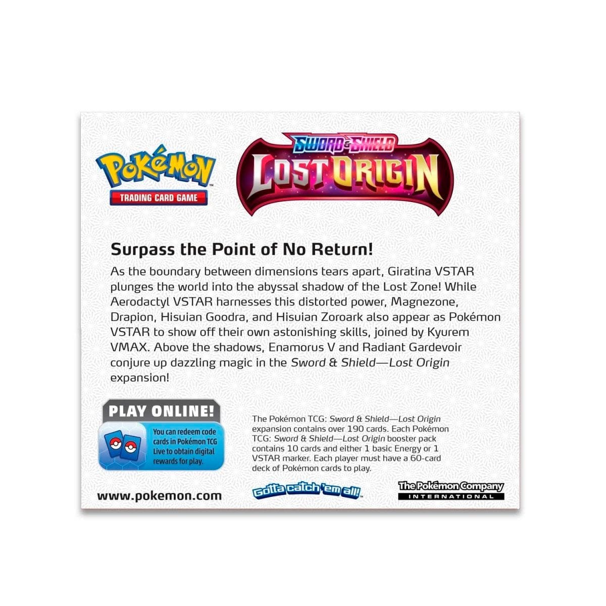 e4dae891-the-pokemon-company-pokemon-sword-shield-lost-origin-booster-display-box-36-packs-40919328653628 Pokémon - Sword & Shield - Lost Origin Booster Display Box (36 Packs) image 3