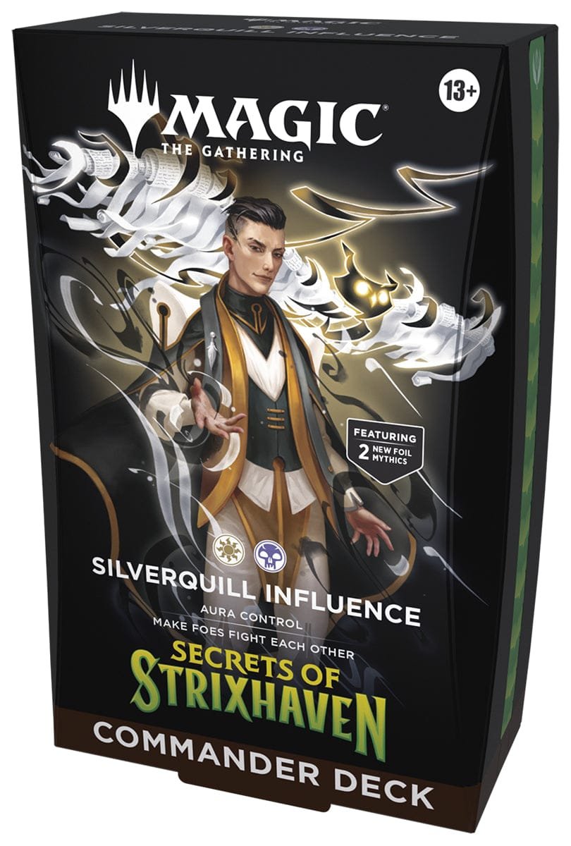 ed47037b-wizards-of-the-coast-magic-the-gathering-secrets-of-strixhaven-commander-deck-silverquill-influence-1218569048 Magic: The Gathering - Secrets of Strixhaven Commander Deck: Silverquill Influence image 2