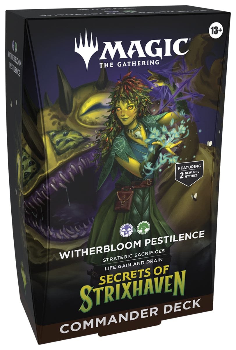 fc388392-wizards-of-the-coast-magic-the-gathering-secrets-of-strixhaven-commander-deck-witherbloom-pestilence-1218569056-1 Magic: The Gathering - Secrets of Strixhaven Commander Deck: Witherbloom Pestilence image 0